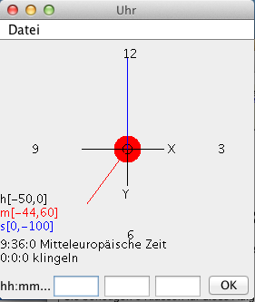 Weckeruhr beim Klingeln